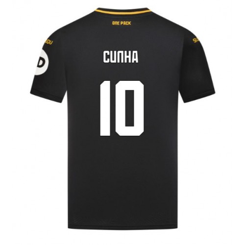 Fotballdrakt Herre Wolves Matheus Cunha #10 Bortedrakt 2024-25 Kortermet